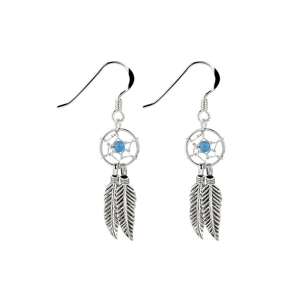 STERLING SILVER DREAMCATCHER EARRINGS