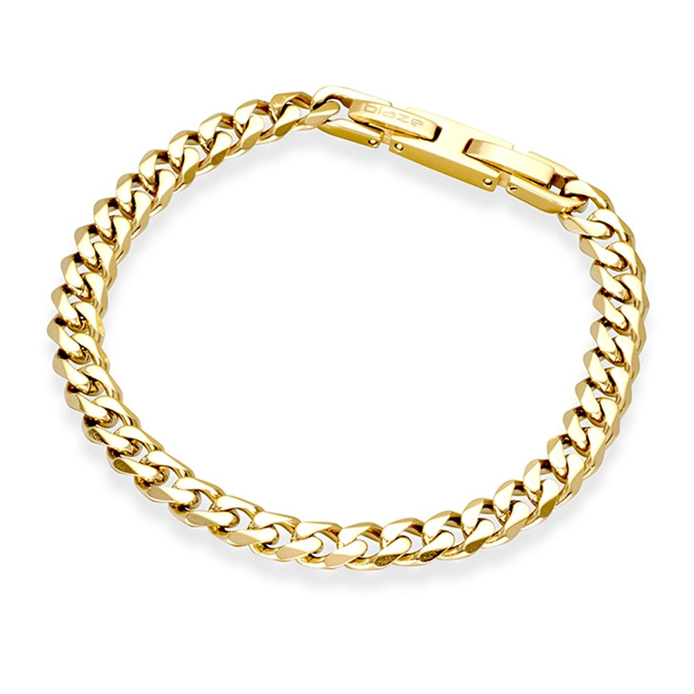 GOLD CUBAN LINK MEN'S BRACELET