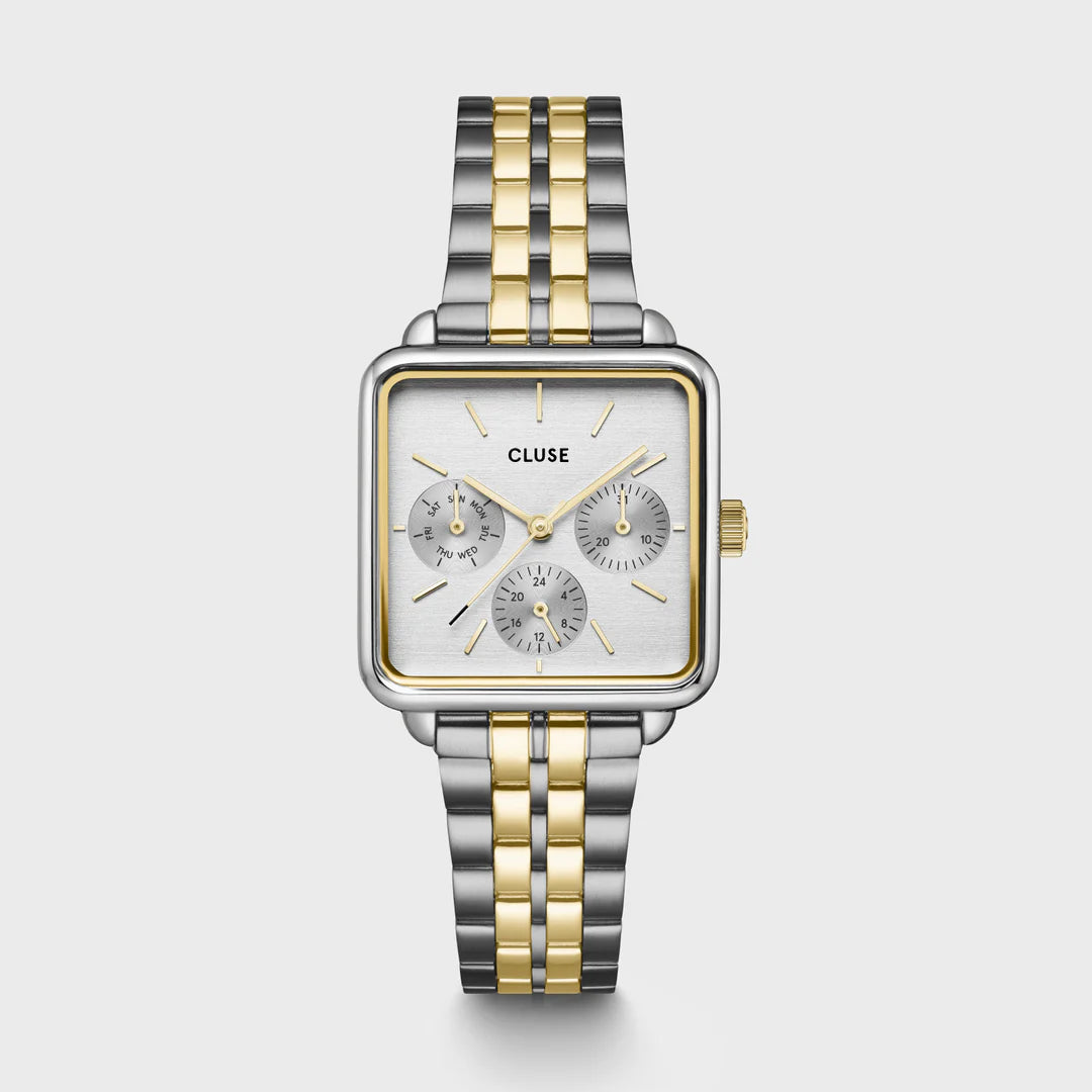 CLUSE TWO-TONE TETRAGONE WATCH