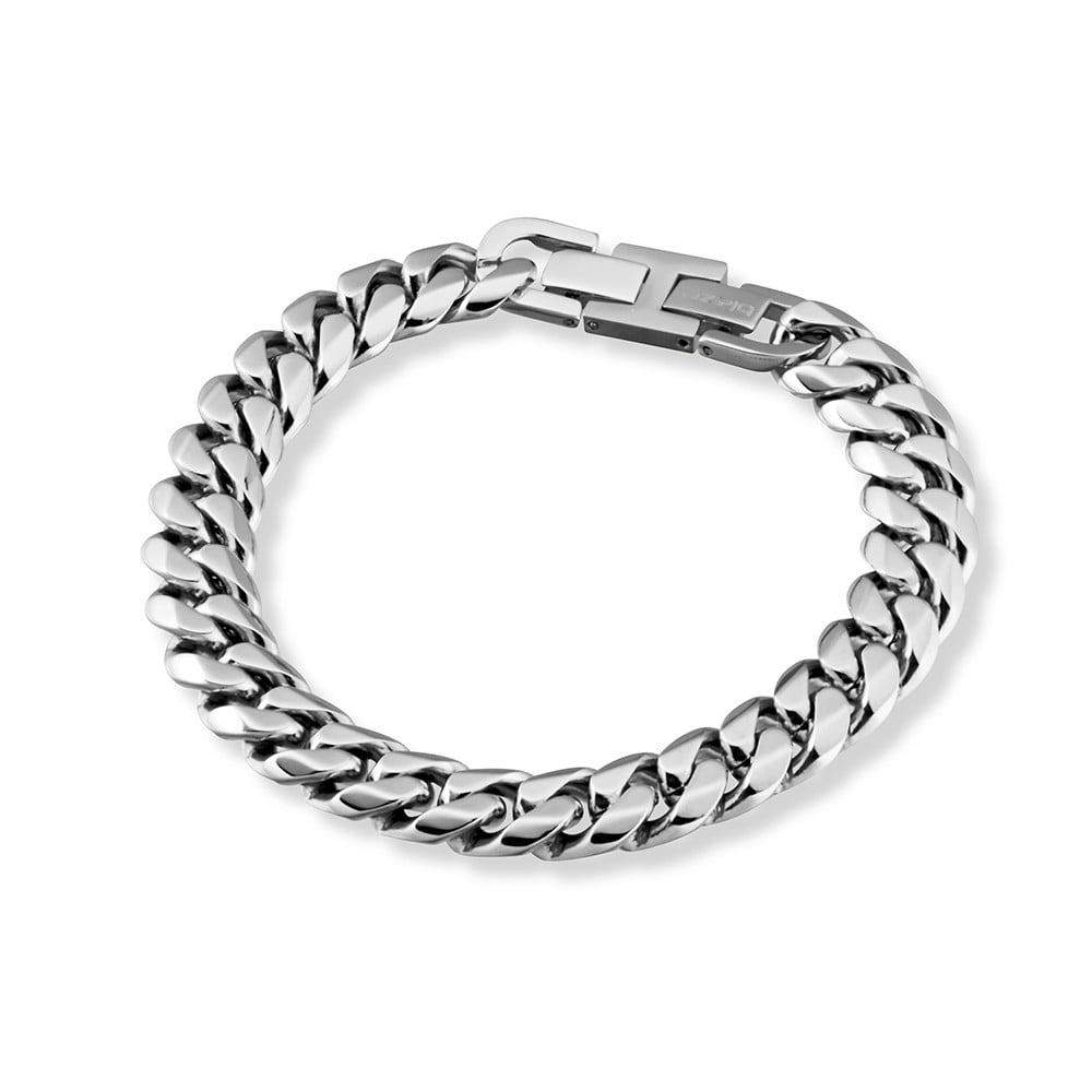 STAINLESS STEEL CUBAN LINK MEN'S BRACELET