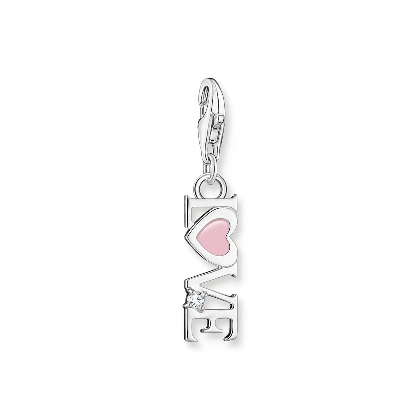 THOMAS SABO PINK LOVE CLIP CHARM
