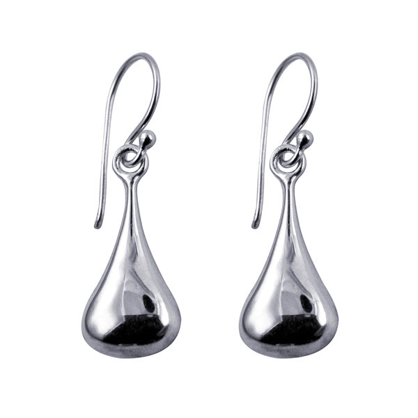 STERLING SILVER TEAR DROP EARRINGS