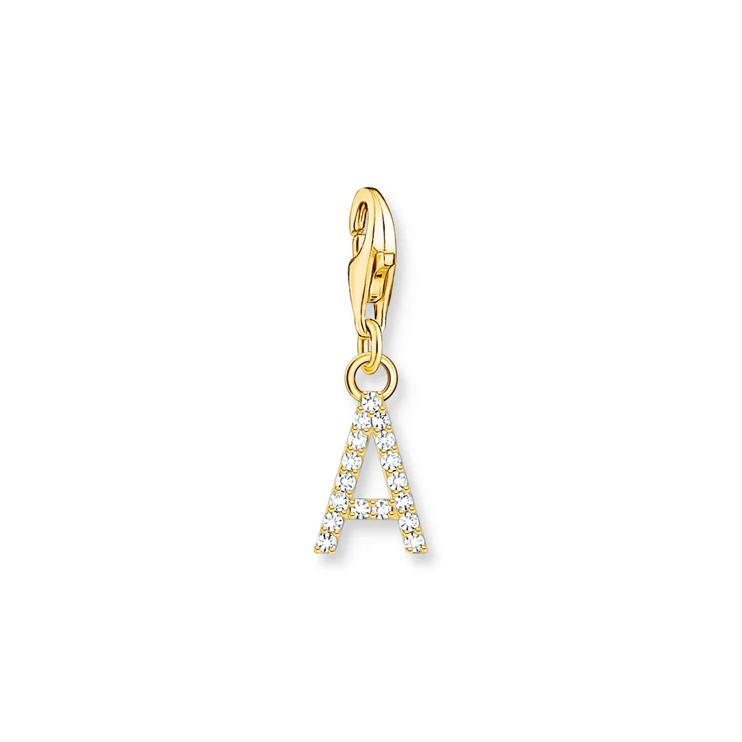 YG THOMAS SABO CZ INITIAL CLIP CHARM