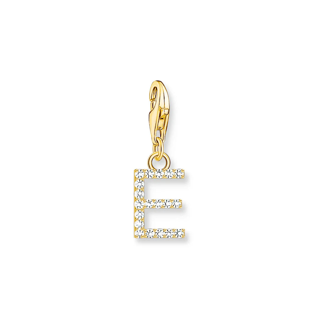 YG THOMAS SABO CZ INITIAL CLIP CHARM