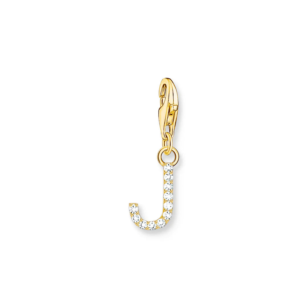 YG THOMAS SABO CZ INITIAL CLIP CHARM