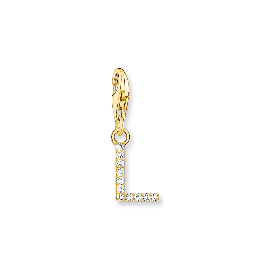 YG THOMAS SABO CZ INITIAL CLIP CHARM