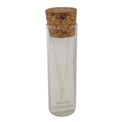 STERLING SILVER INITIAL NECKLACE