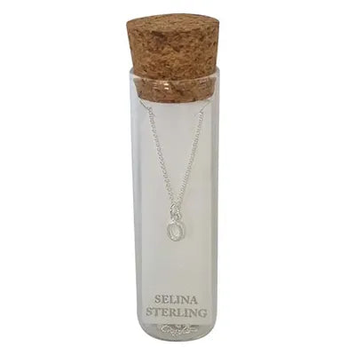STERLING SILVER INITIAL NECKLACE