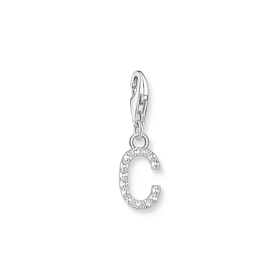 THOMAS SABO CZ INITIAL CLIP CHARM