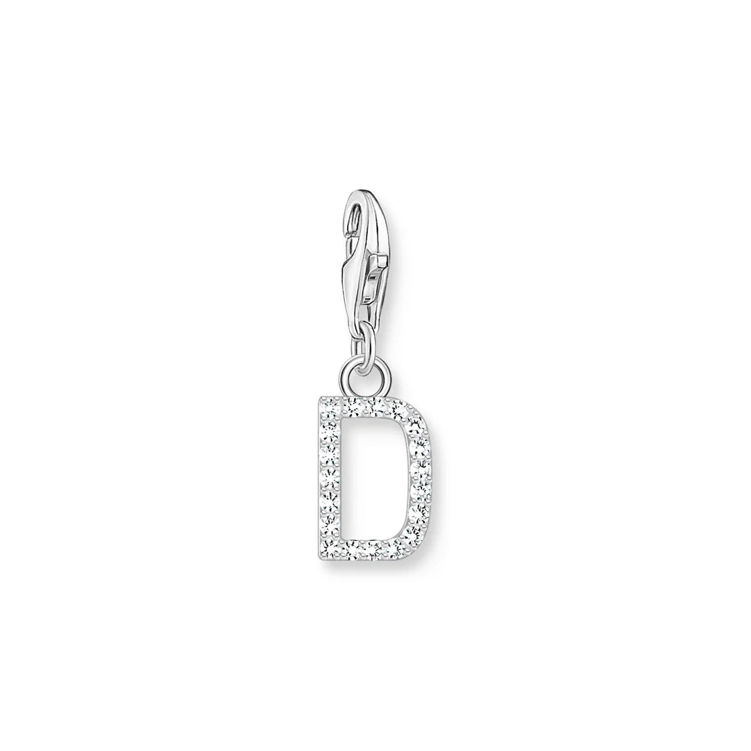 THOMAS SABO CZ INITIAL CLIP CHARM
