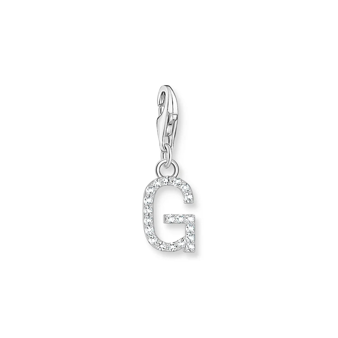 THOMAS SABO CZ INITIAL CLIP CHARM