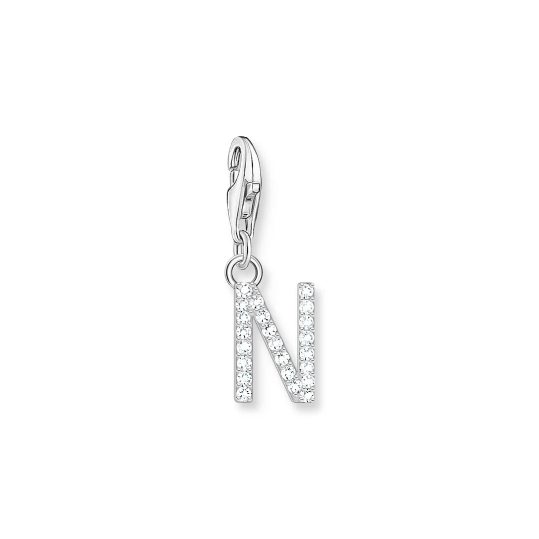 THOMAS SABO CZ INITIAL CLIP CHARM