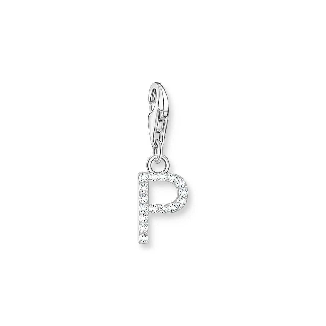 THOMAS SABO CZ INITIAL CLIP CHARM