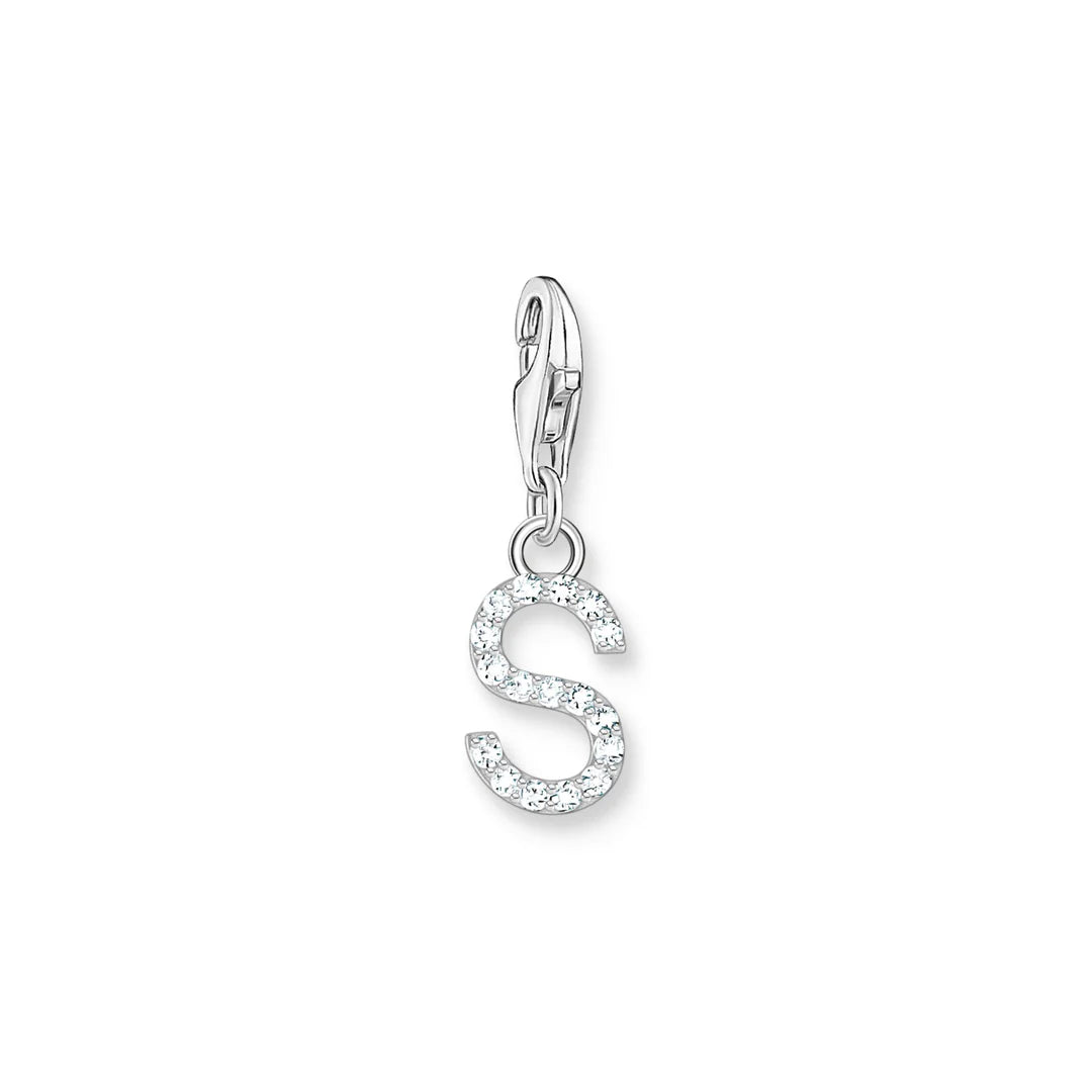 THOMAS SABO CZ INITIAL CLIP CHARM