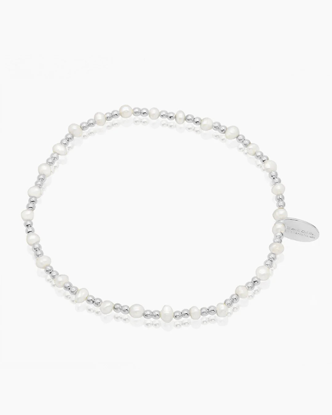 STERLING SILVER MULTI PEARL BRACELET
