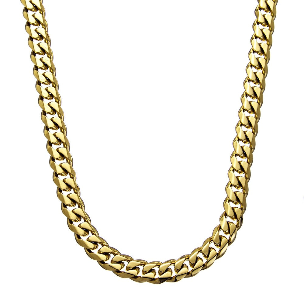 GOLD CURB MEN'S CHAIN 60CM