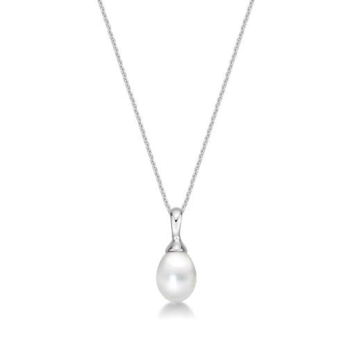 STERLING SILVER PEARL NECKLACE