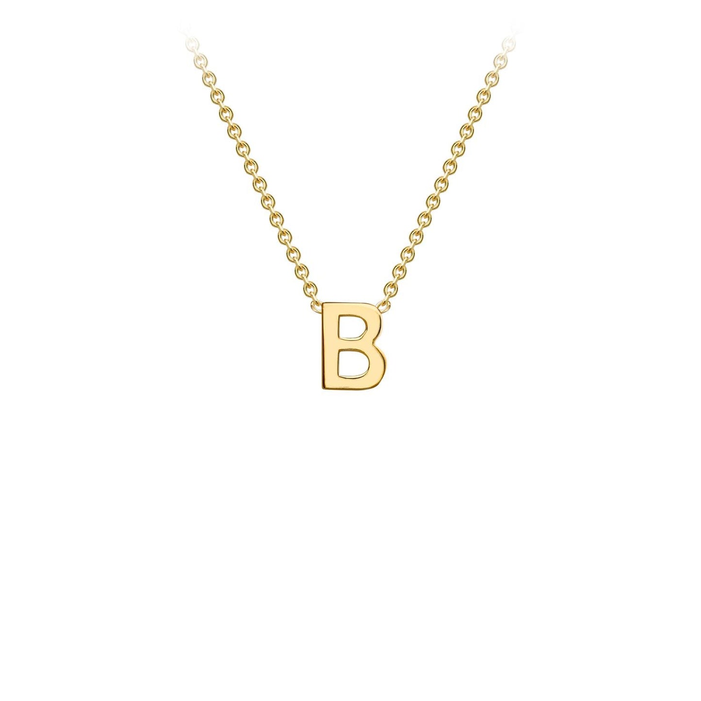 9CT GOLD INITIAL NECKLACE