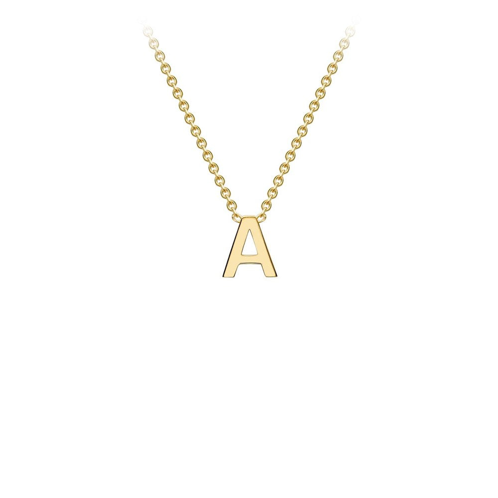 9CT GOLD INITIAL NECKLACE