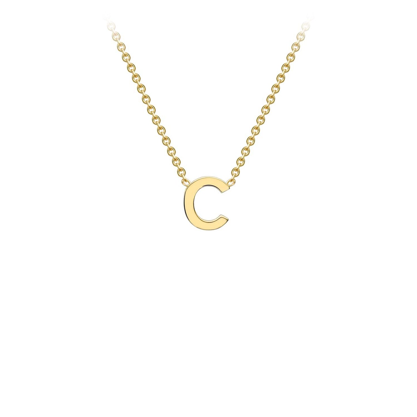 9CT GOLD INITIAL NECKLACE