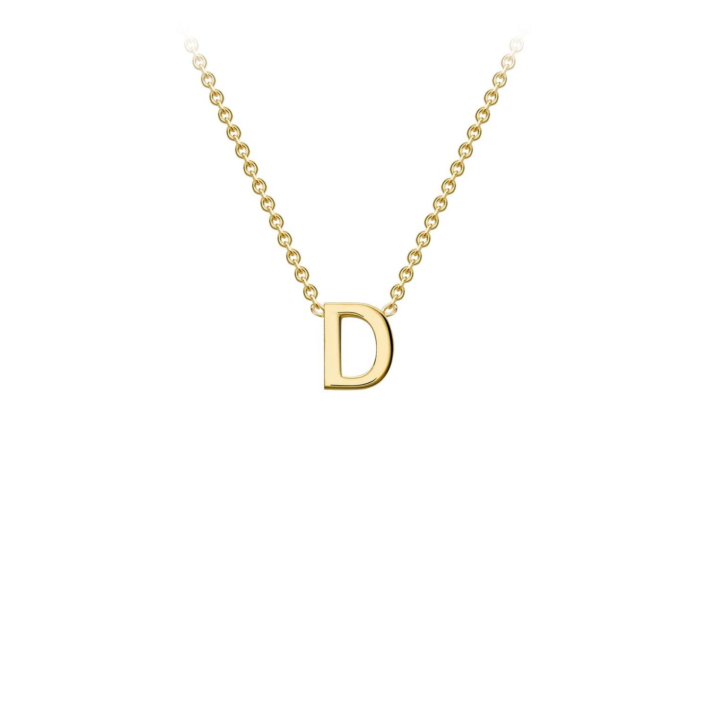 9CT GOLD INITIAL NECKLACE