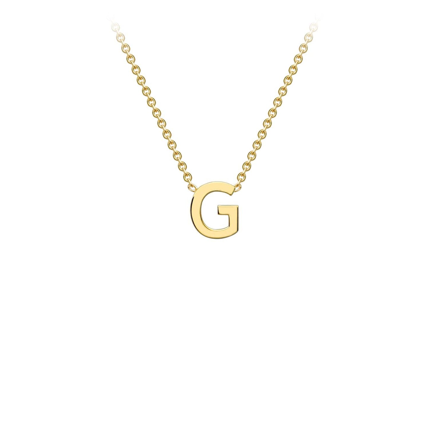 9CT GOLD INITIAL NECKLACE