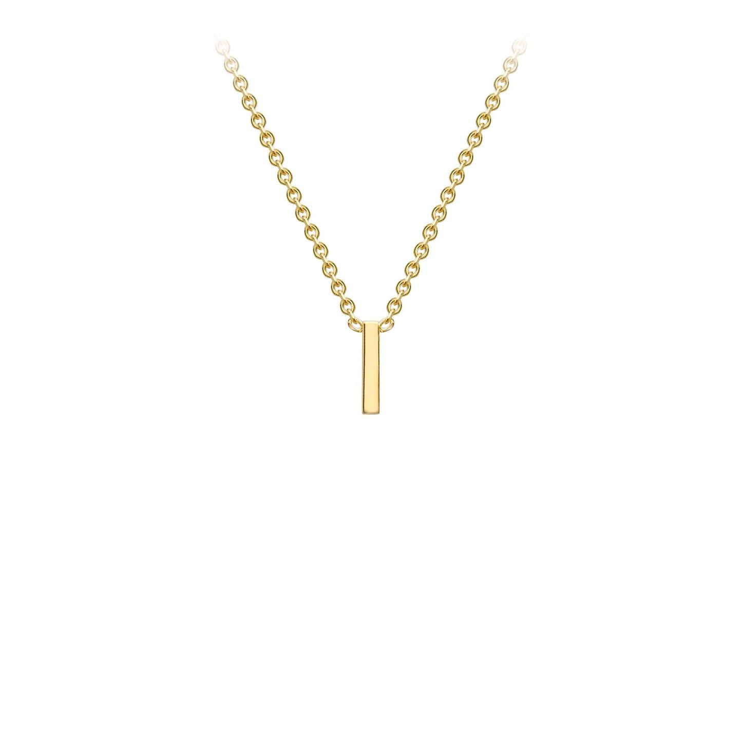 9CT GOLD INITIAL NECKLACE