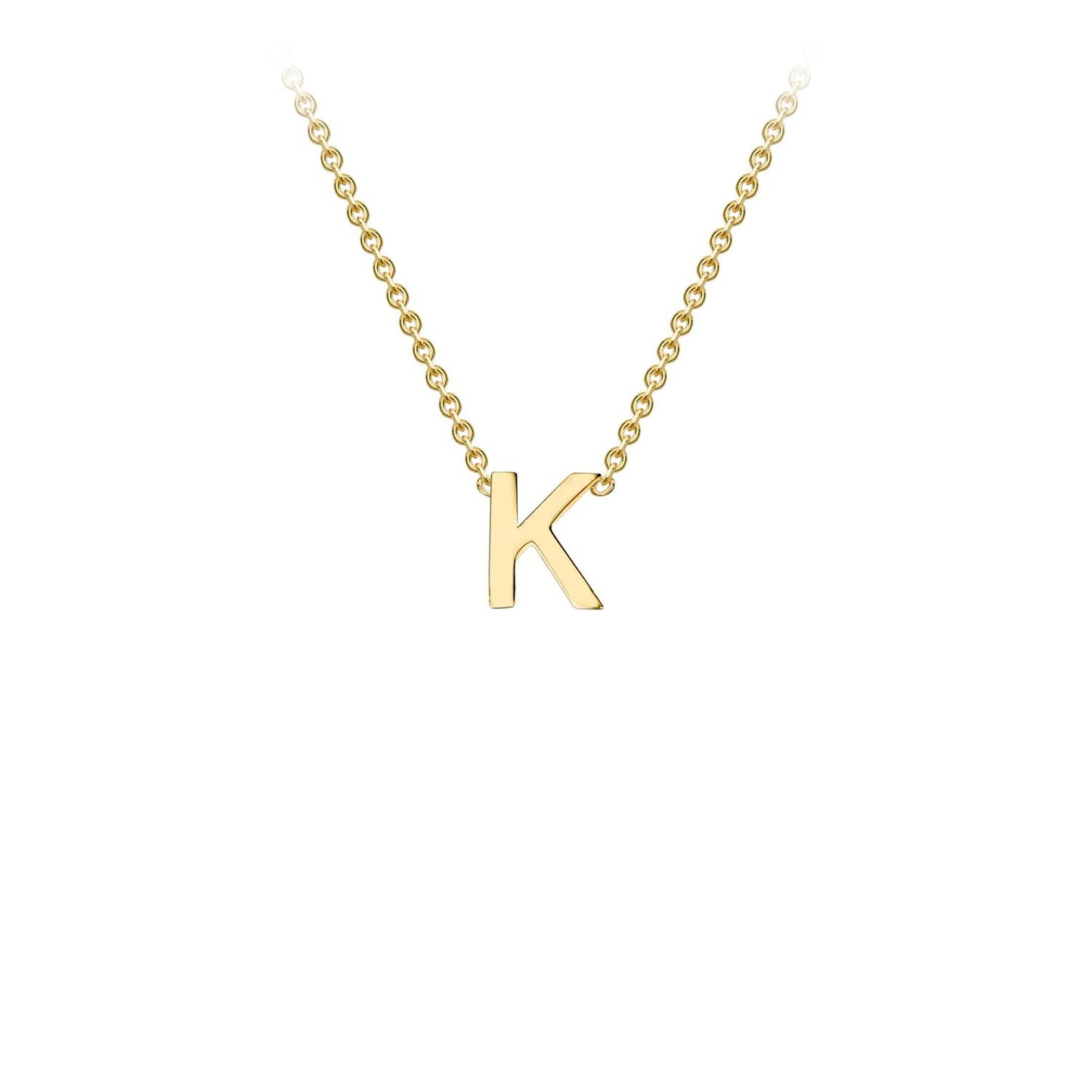 9CT GOLD INITIAL NECKLACE