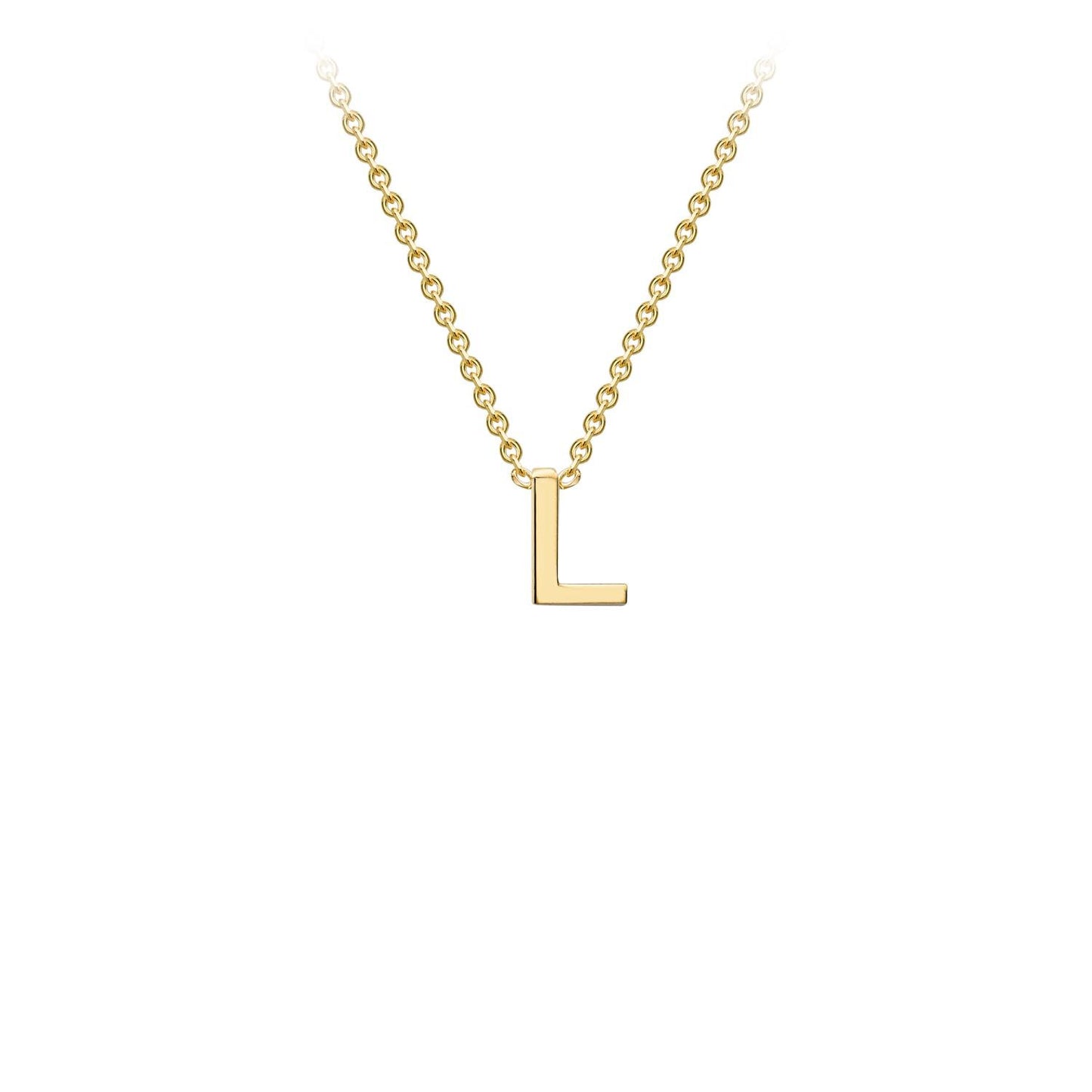 9CT GOLD INITIAL NECKLACE