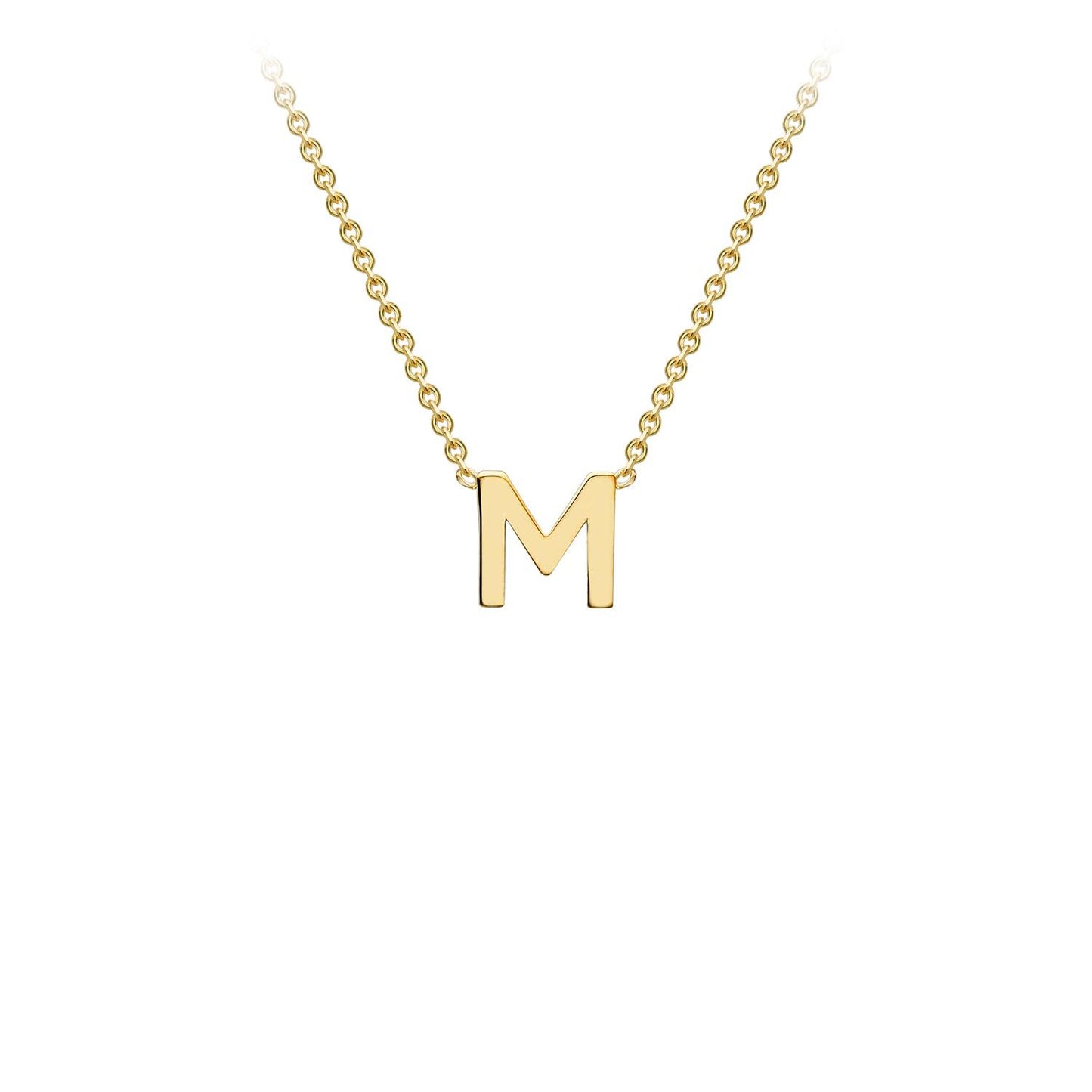 9CT GOLD INITIAL NECKLACE