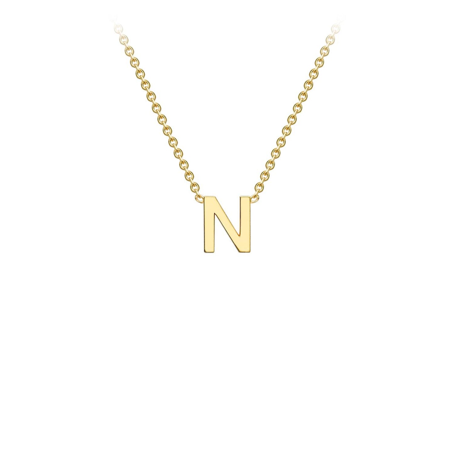 9CT GOLD INITIAL NECKLACE
