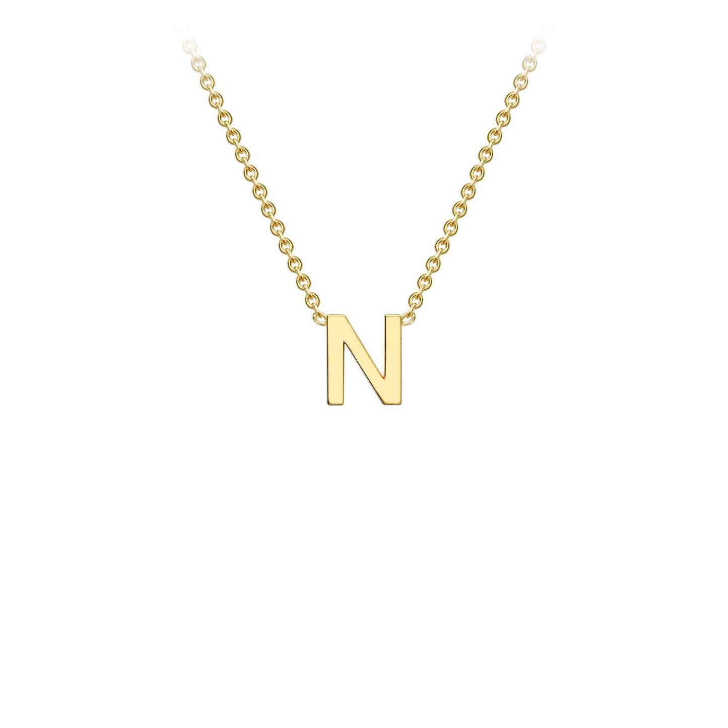 9CT GOLD INITIAL NECKLACE