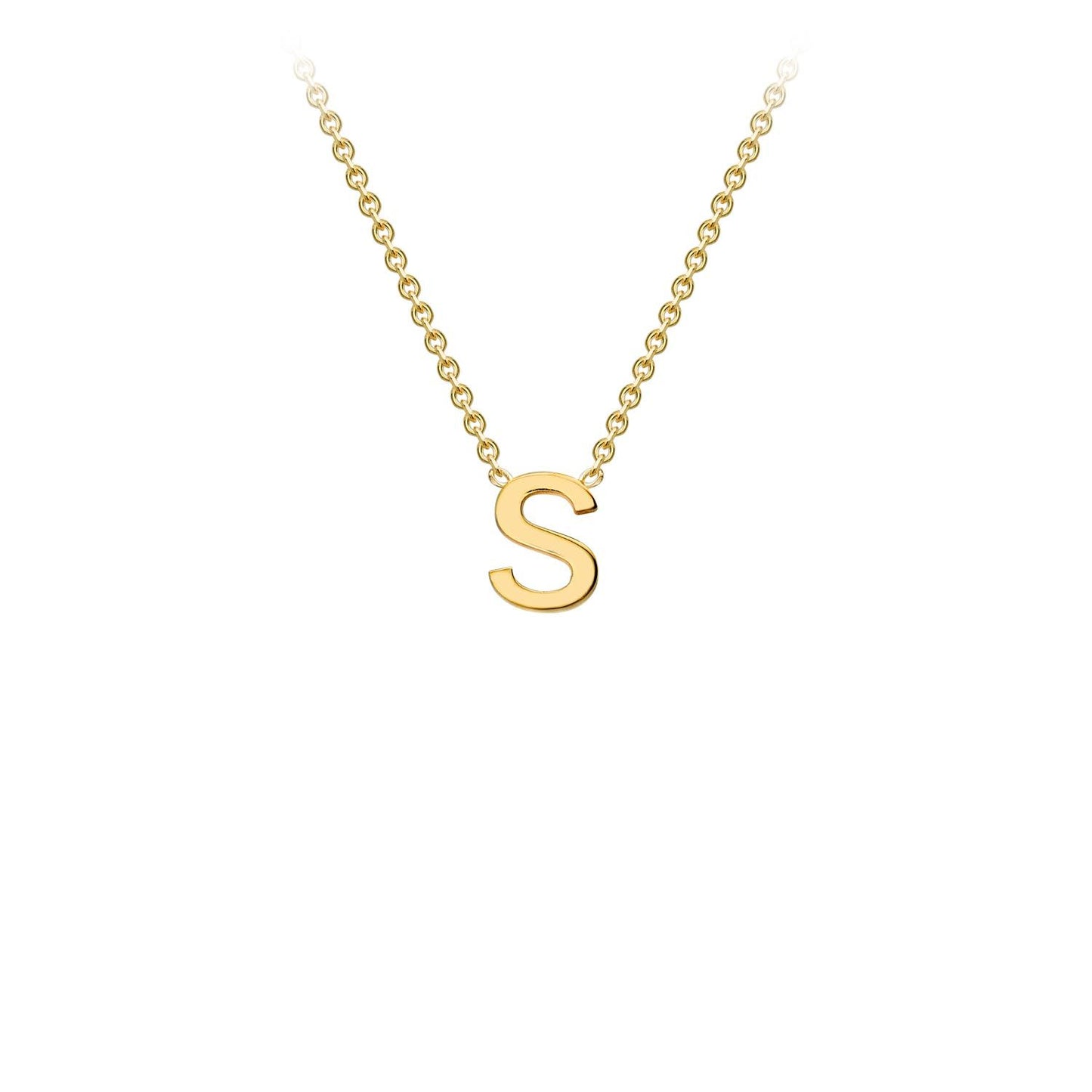 9CT GOLD INITIAL NECKLACE