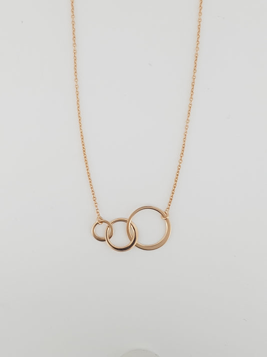 ROSE GOLD CIRCLE GENERATION NECKLACE