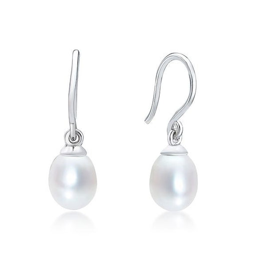 STERLING SILVER PEARL EARRINGS