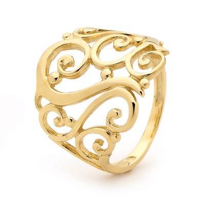 9CT GOLD CELTIC RING