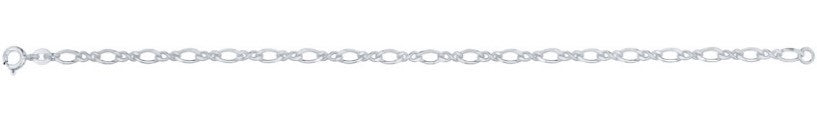 STERLING SILVER FIGARO BRACELET