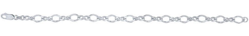 STERLING SILVER FIGARO BRACELET