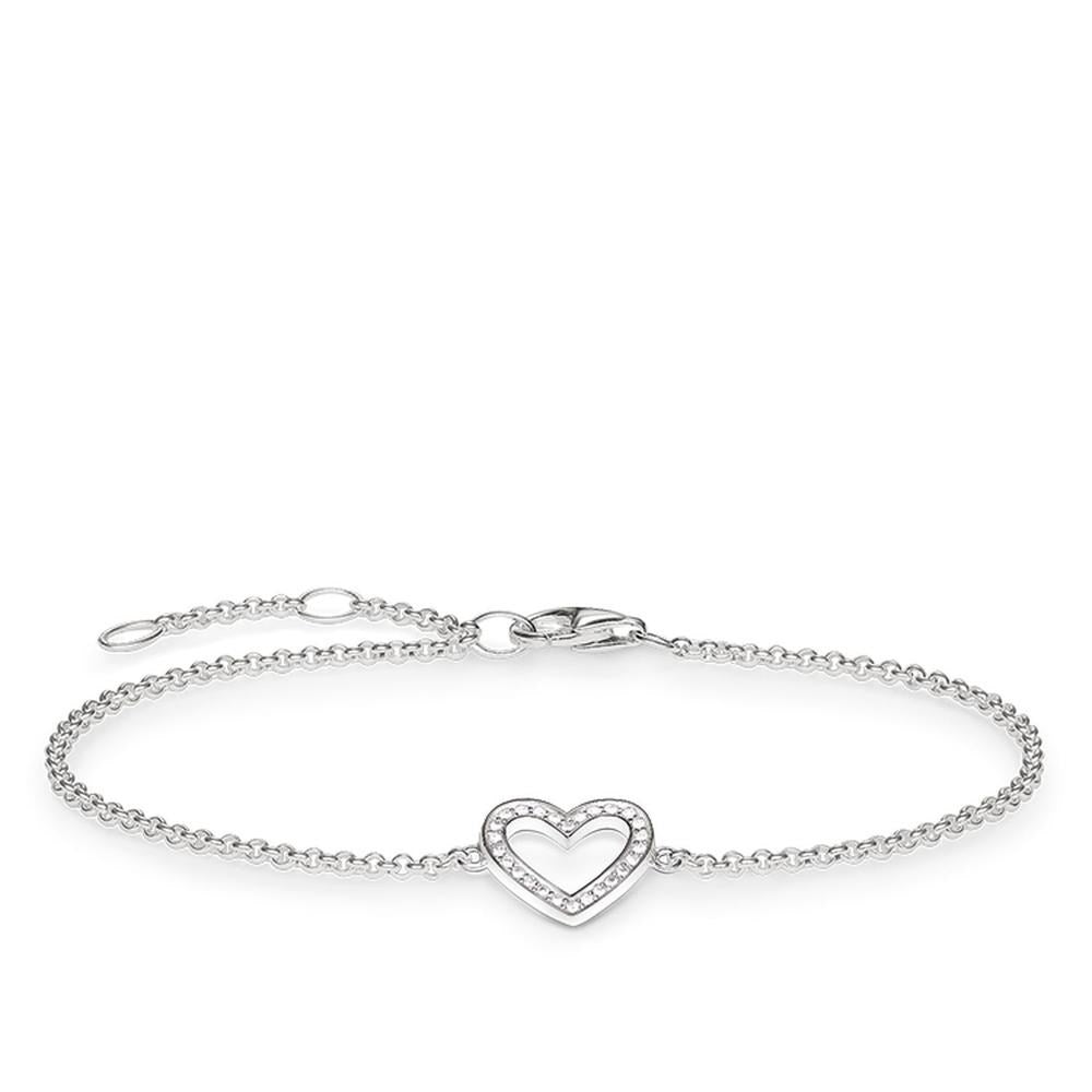 THOMAS SABO CZ HEART BRACELET