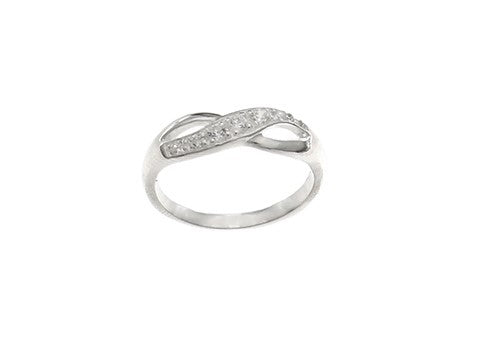 STERLING SILVER INFINITY RING