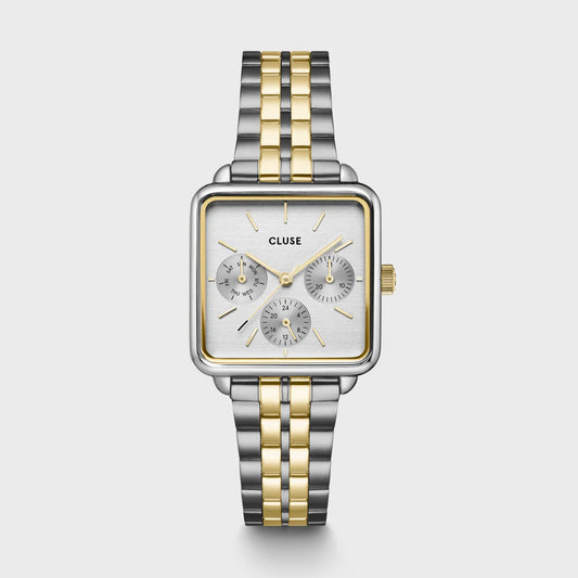 CLUSE TWO-TONE TETRAGONE WATCH