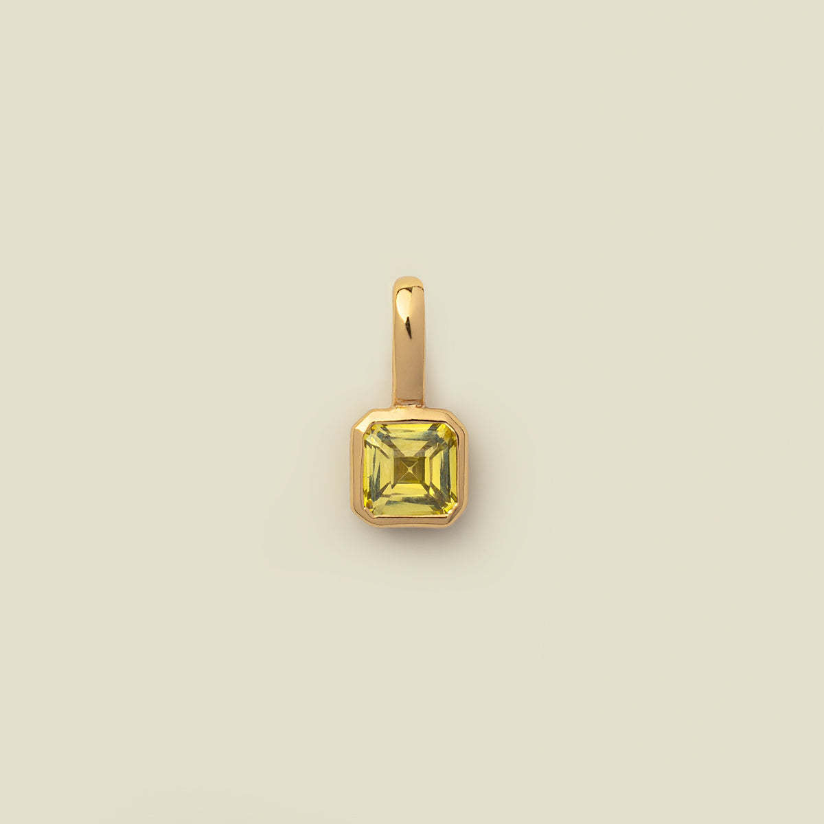 18K GOLD PLATED BIRTHSTONE PENDANT
