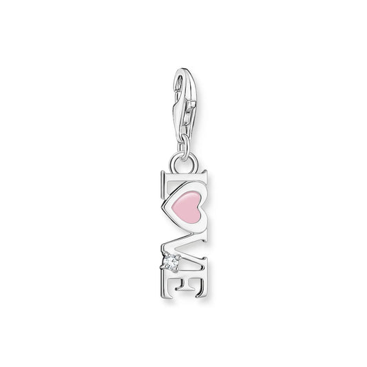 THOMAS SABO PINK LOVE CLIP CHARM
