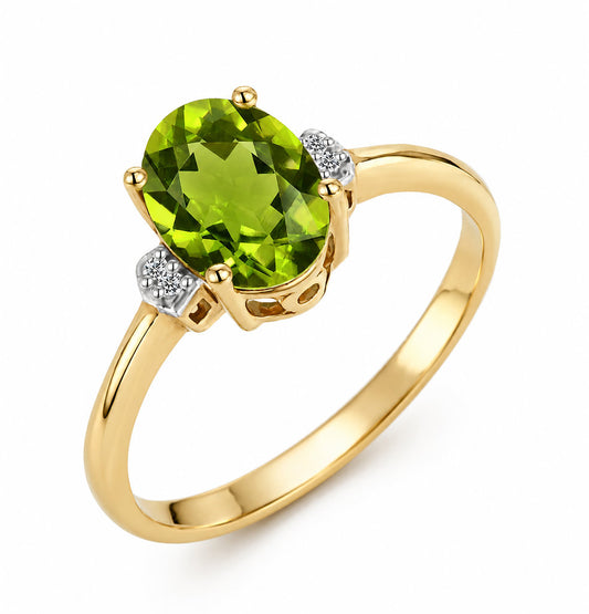 9CT GOLD PERIDOT