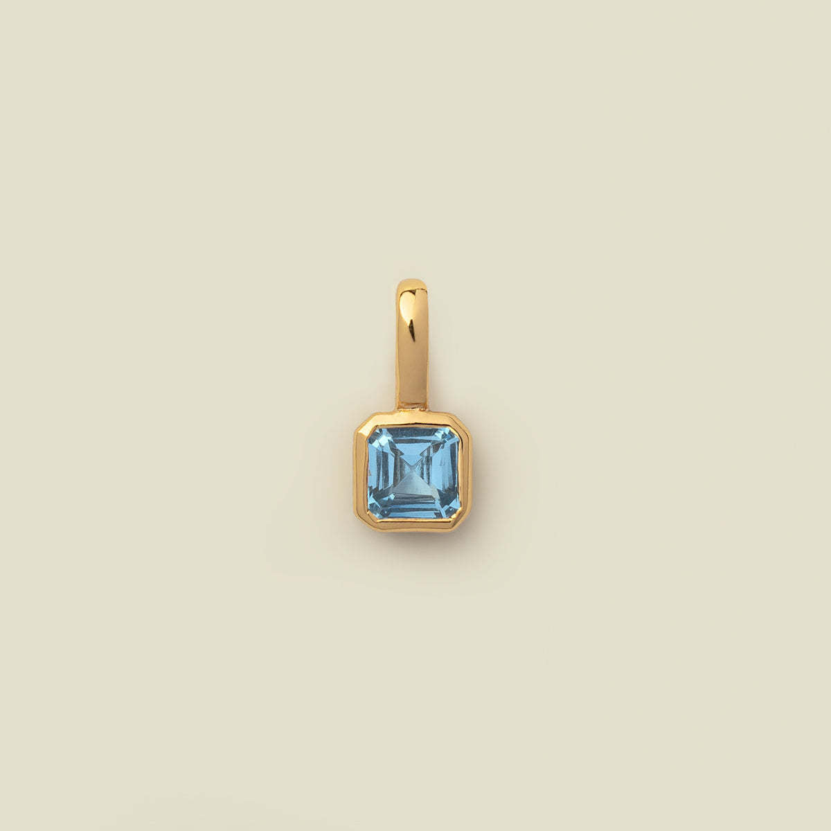 18K GOLD PLATED BIRTHSTONE PENDANT