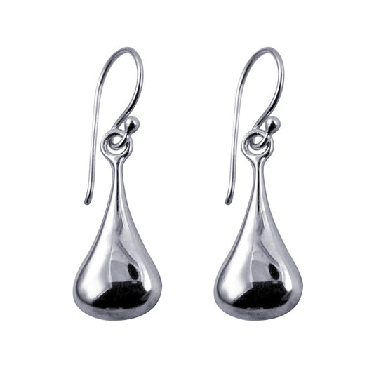 STERLING SILVER TEAR DROP EARRINGS