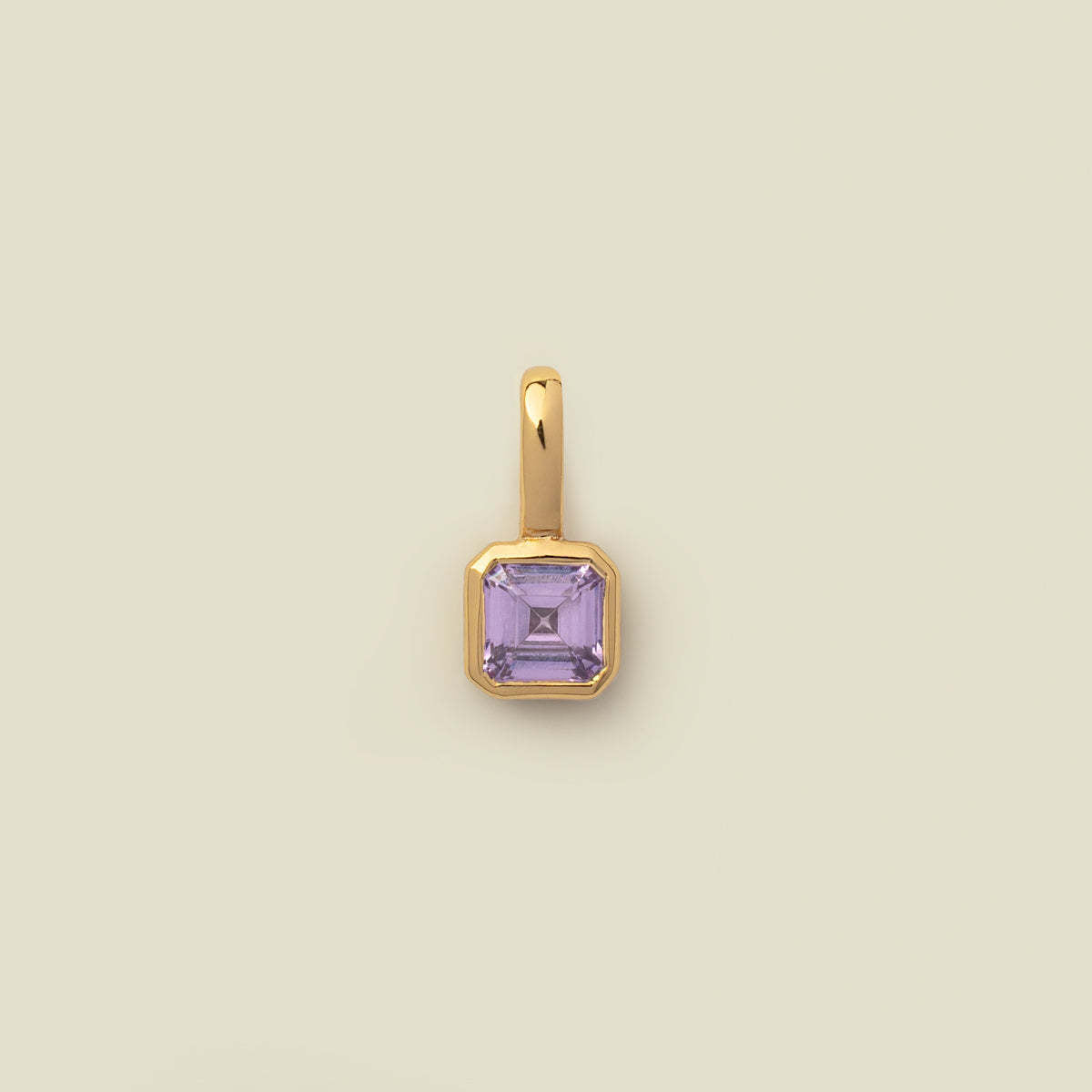 18K GOLD PLATED BIRTHSTONE PENDANT