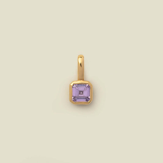 18K GOLD PLATED BIRTHSTONE PENDANT