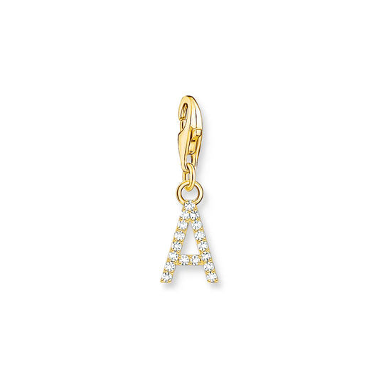YG THOMAS SABO CZ INITIAL CLIP CHARM