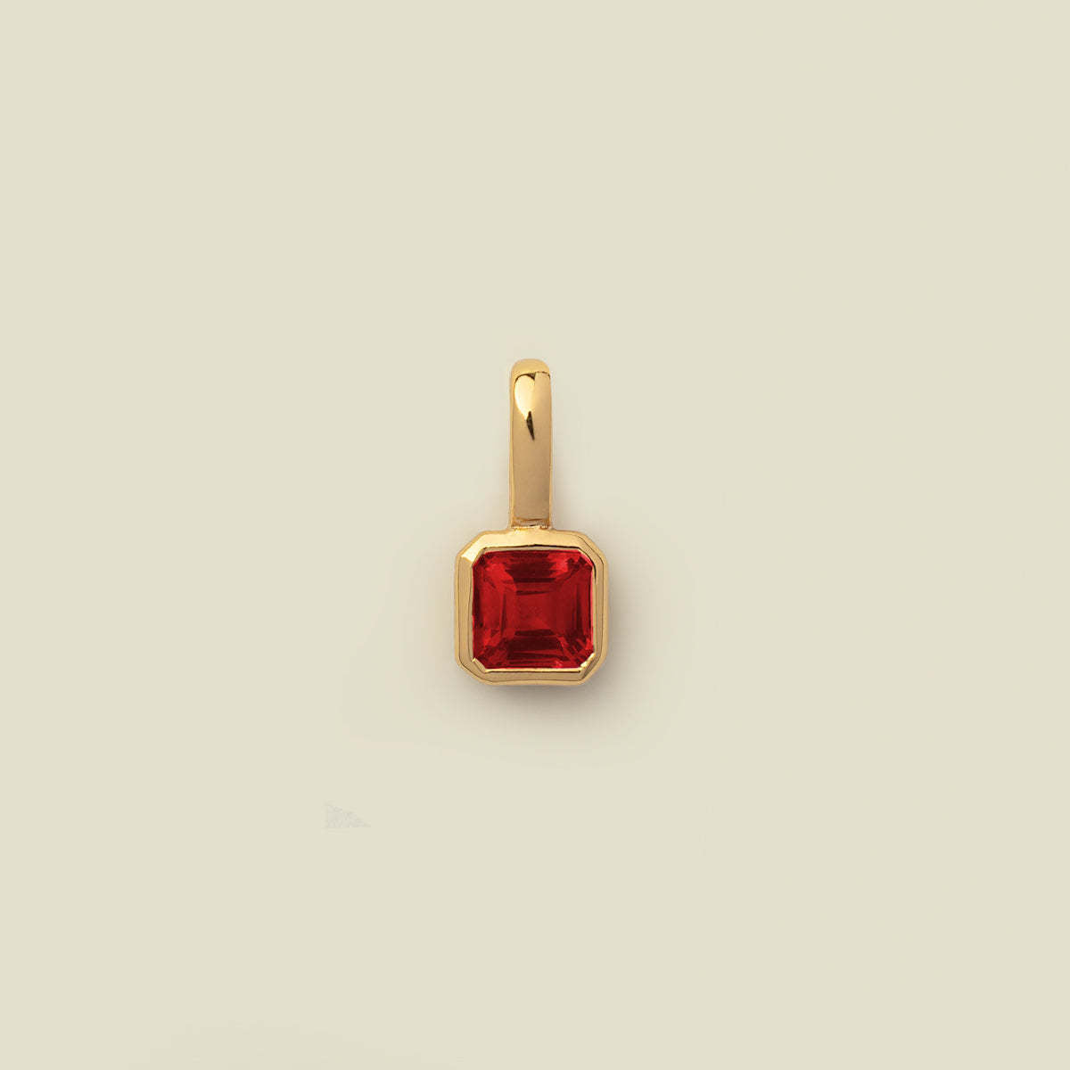 18K GOLD PLATED BIRTHSTONE PENDANT